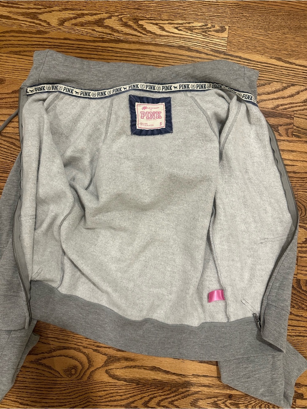 Victorias Secret PINK LSU Zip Up Hoodie - Picture 8 of 8